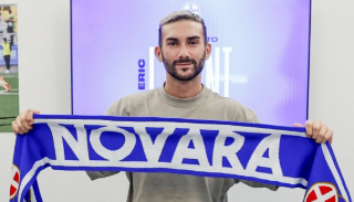 Novara , è ufficiale il ritorno del bomber Eric Lanini