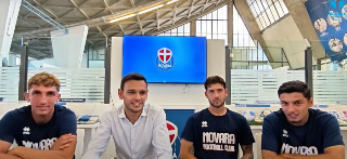 Novara FC, presentati allo stadio Piola i tre nuovi acquisti: Dell’Erba, Citi e D’Alessio