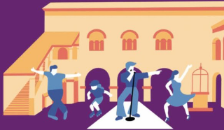 Novara - Il cortile del Broletto diventa pista da ballo latino-americano