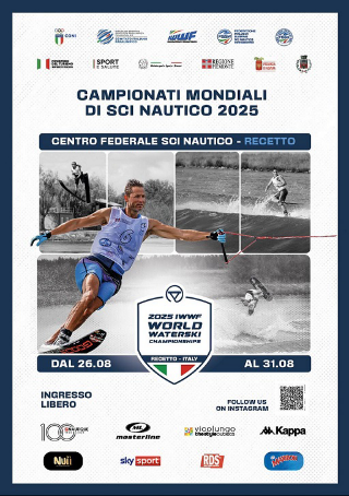 Vicolungo The Style Outlets sponsor dei Campionati Mondiali di Sci Nautico 2025 a Recetto