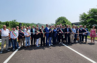 Romagnano Sesia - Dopo 30 anni il sogno è realtà: inaugurata la nuova tangenziale