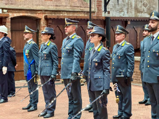 Novara - Celebrato il 251° anniversario della Guardia di Finanza all’Arengo del Broletto